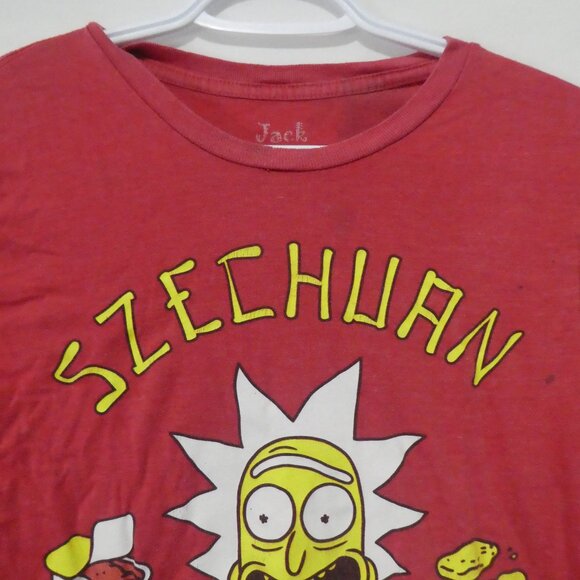 JACK OF ALL TRADES - Rick and Morty - Adult Swim | small | Red Graphic Tee - Picture 5 of 15